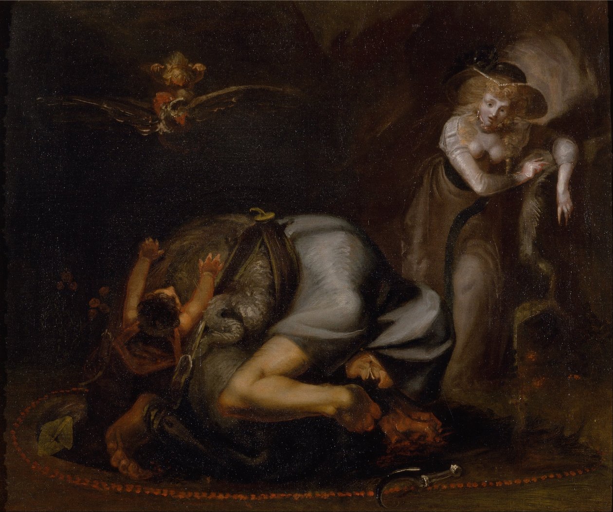 Hexenszene, aus The Masque of Queens von Ben Jonson von Johann Heinrich Füssli