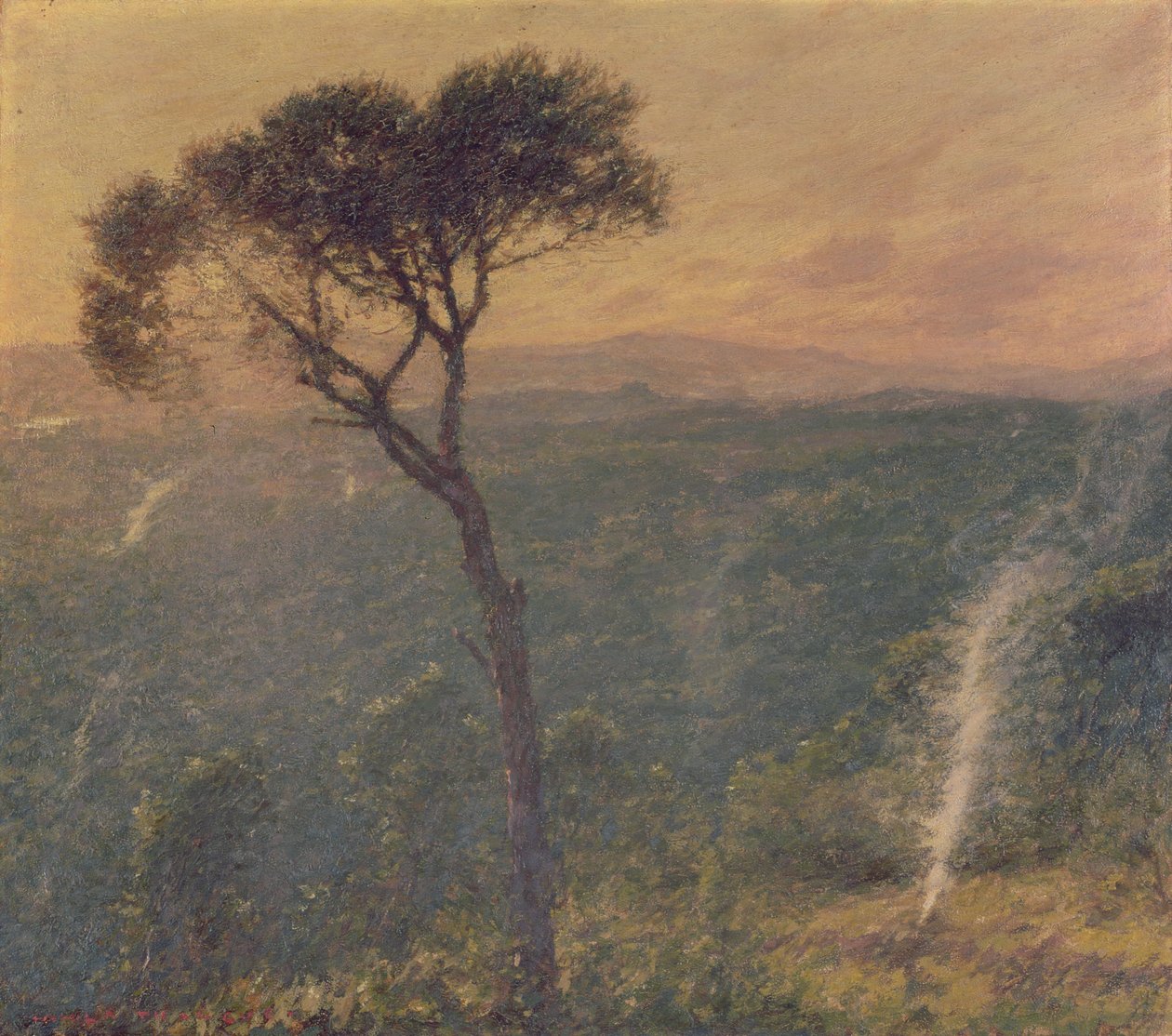 Ein ligurisches Tal, ca. 1910 von Henry Herbert La Thangue