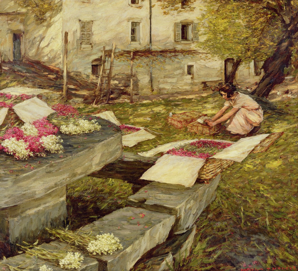 Aktien pflücken von Henry Herbert La Thangue