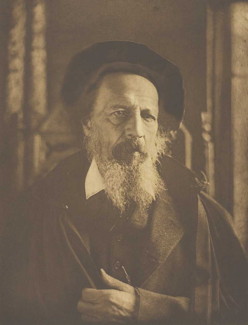 Alfred, Lord Tennyson, 1888, gedruckt ca. 1893 von Henry Herschel Hay Cameron