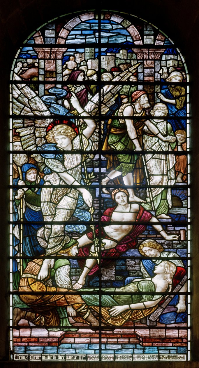 Der Teich von Bethesda, 1890 von Henry Holiday