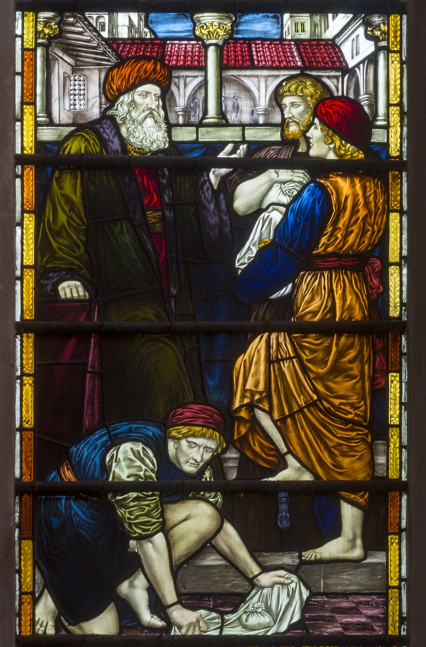 Westminster, St. Margareta, Das Gleichnis von den Talenten, 1883 von Henry Holiday