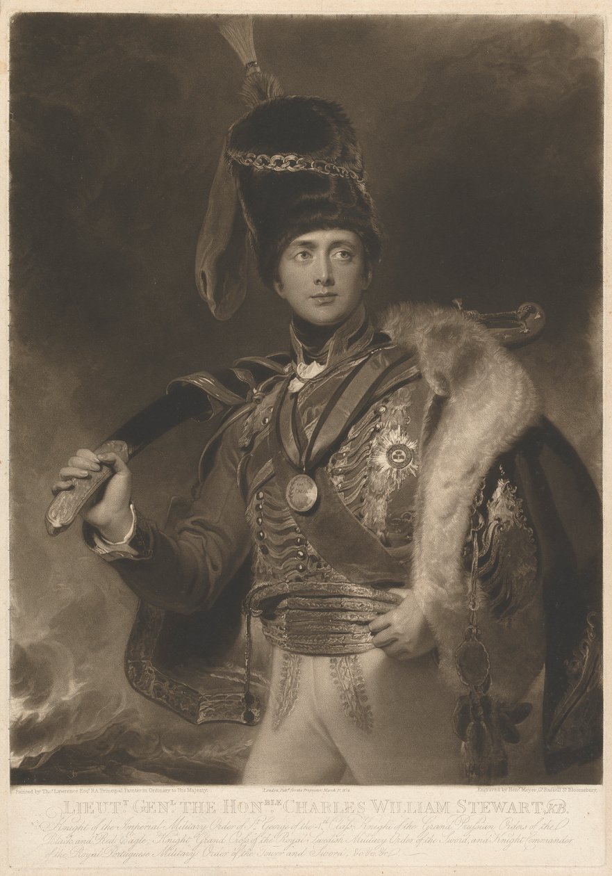 Ehrenwerter Charles William Steward Vane, 3. Marquess of Londonderry von Henry Hoppner Meyer