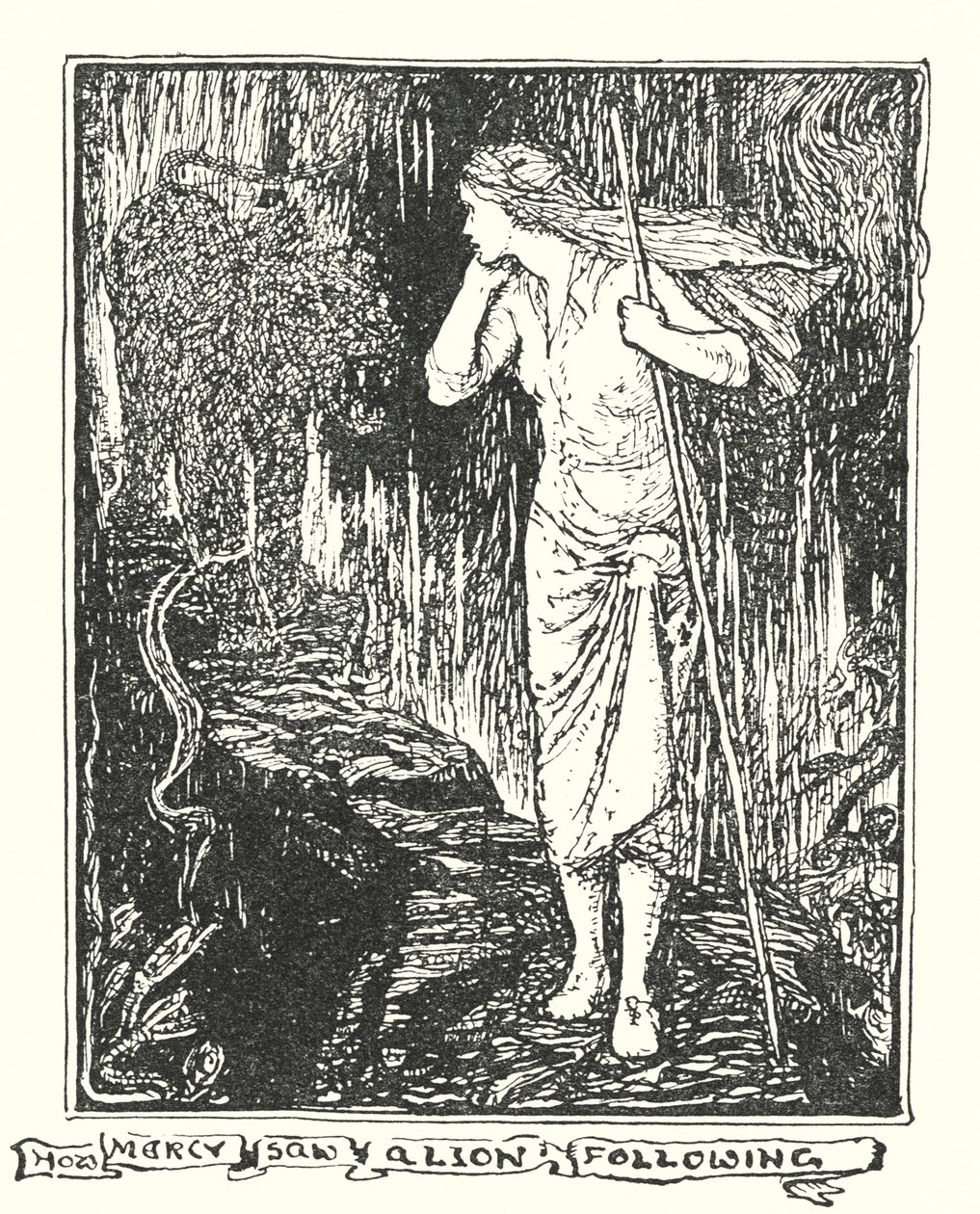 Illustration für Die Pilgerreise von John Bunyan von Henry Justice Ford