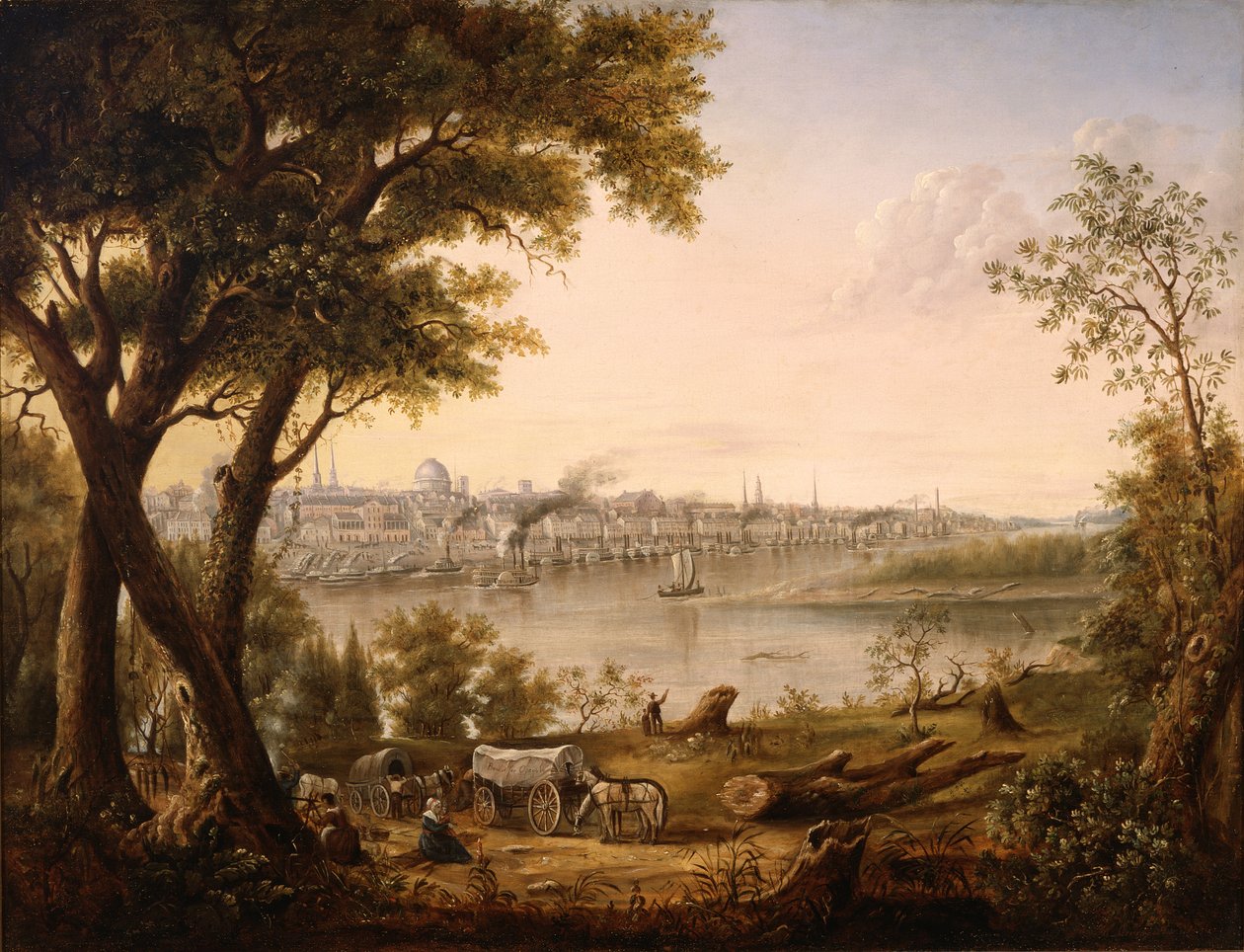 Saint Louis im Jahr 1846 von Henry Lewis
