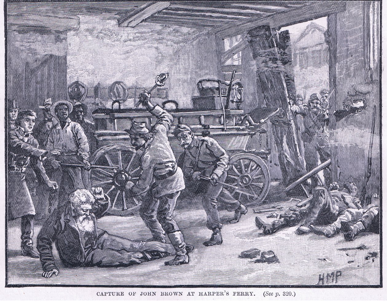 Gefangennahme von John Brown in Harper