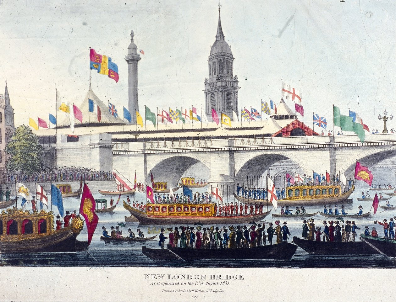 London Bridge neu, London von Henry Matthews