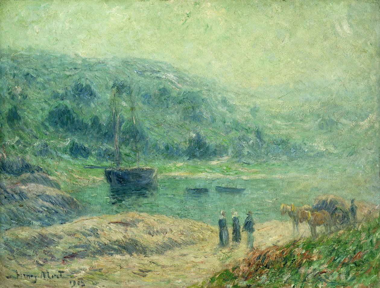 Eine Bucht in der Bretagne von Henry Moret
