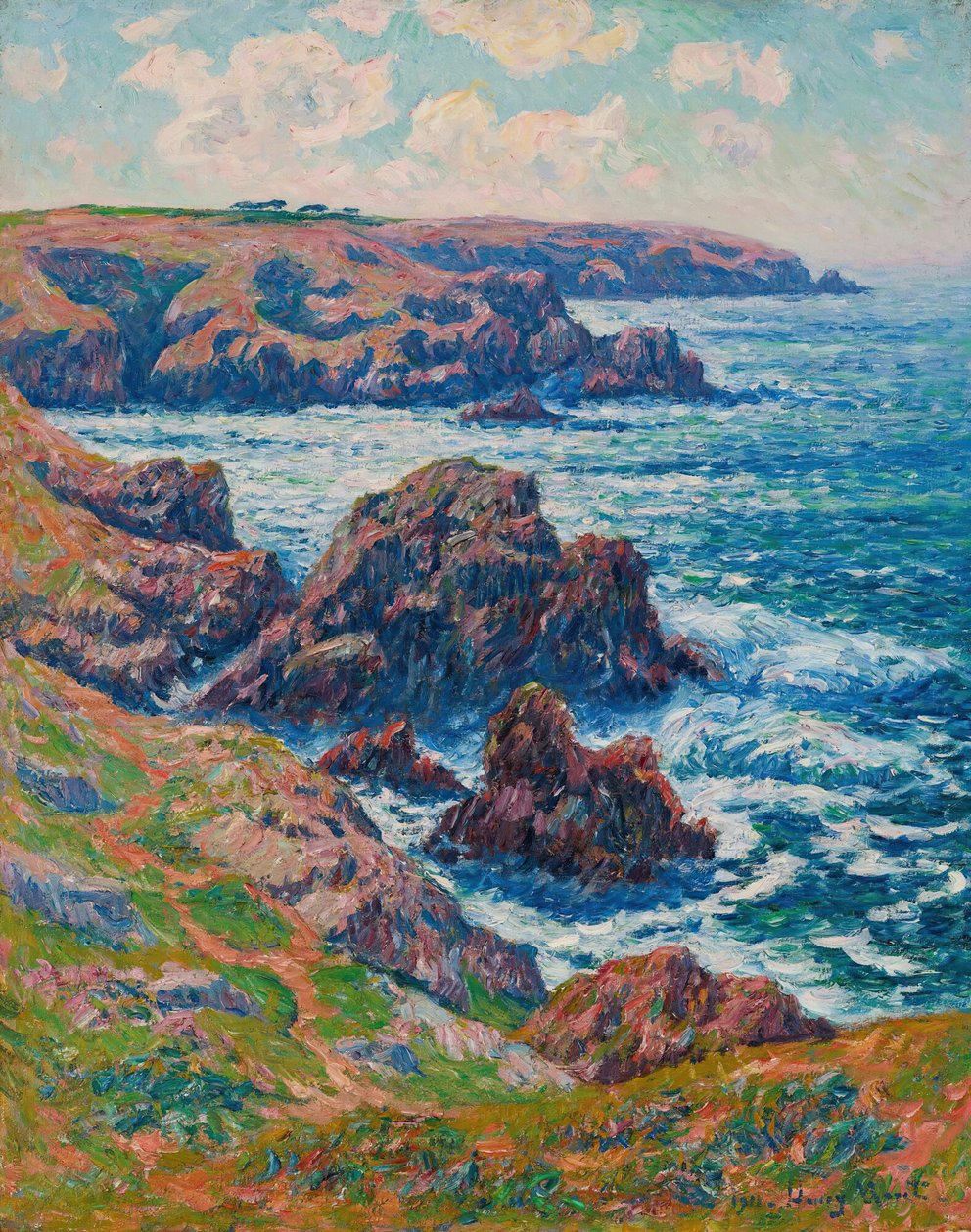 La terre de Cléden, Pointe du Raz, Finistère, 1911 von Henry Moret