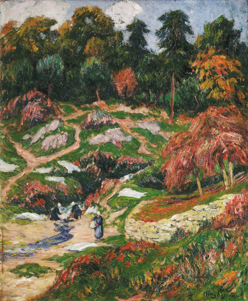 Die Wäscherei in Doelan, Finistere von Henry Moret