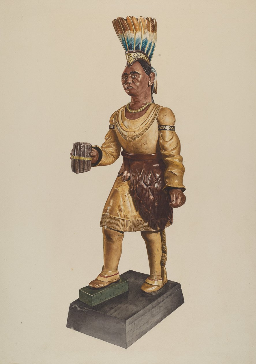 Indianer im Zigarrenladen von Henry Murphy