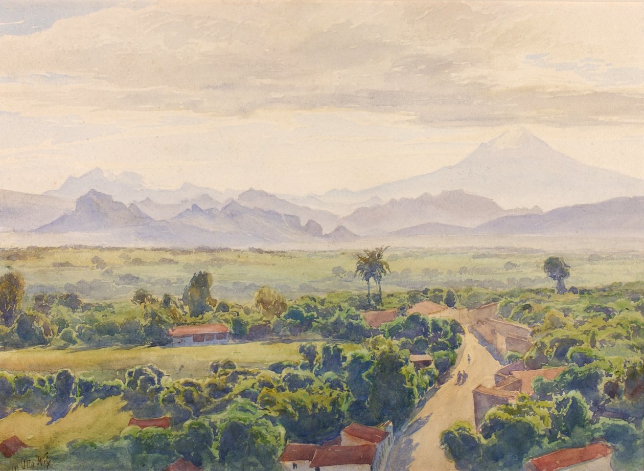 Ansicht von Cuernavaca, spätes 19. - frühes 20. Jahrhundert von Henry Otto Wix