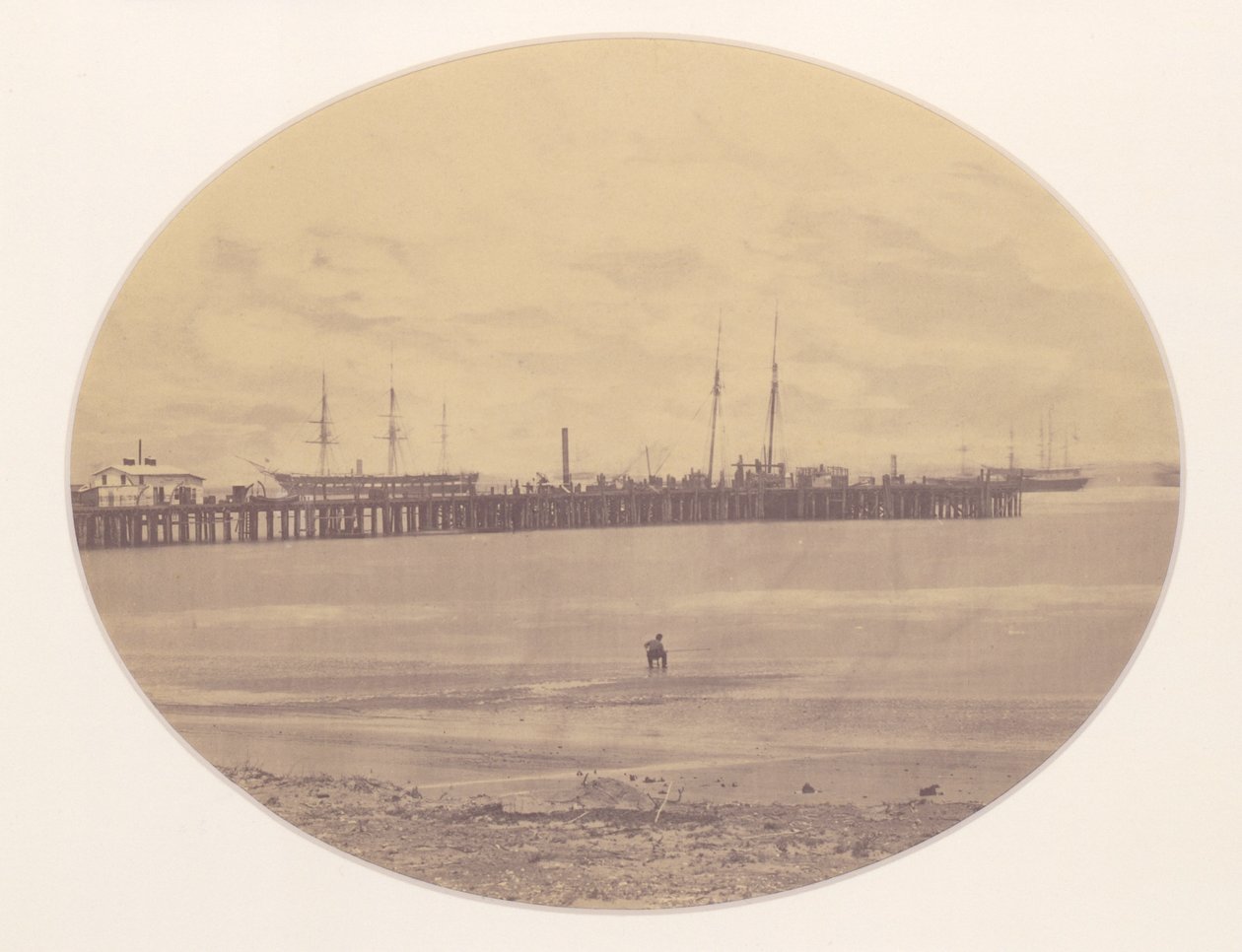 Langer Dock bei Hilton Head, Port Royal, South Carolina von Henry P. Moore