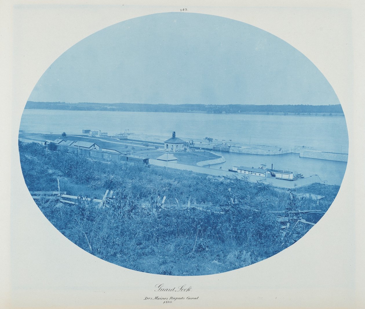 Guard Rock, Des Moines Rapids Kanal L.W. von Henry Peter Bosse