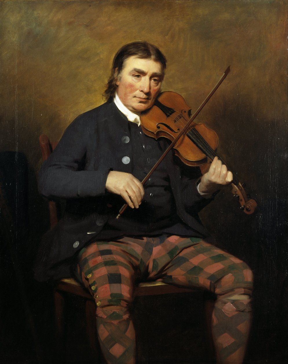 Niel Gow, 1727 - 1807. Geiger und Komponist von Henry Raeburn