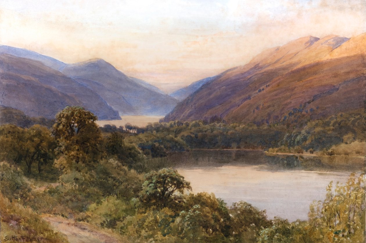 Blauer See, Lake County, Kalifornien von Henry Sutton Palmer