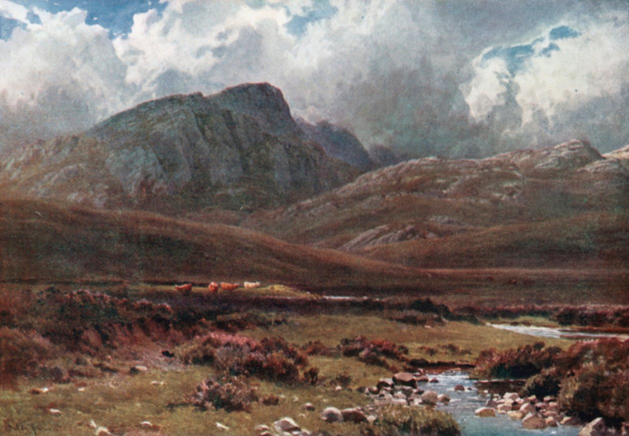 Klippen in der Nähe von Poolewe, Ross-Shire von Henry Sutton Palmer