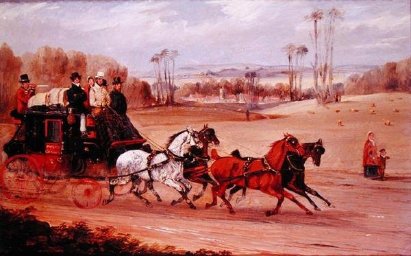Kutsche von Dover nach London von Henry Thomas Alken
