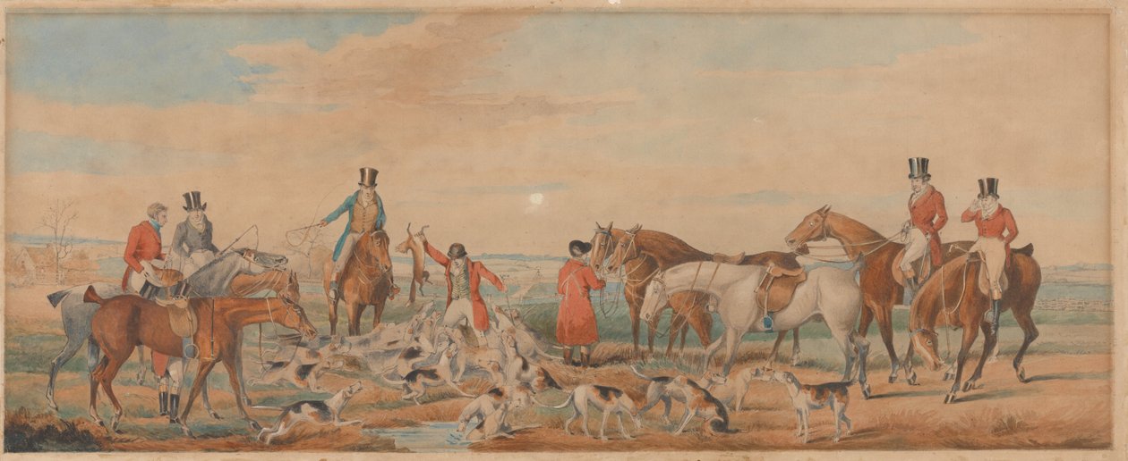 Die Leicestershire Jagd - Der Tod von Henry Thomas Alken