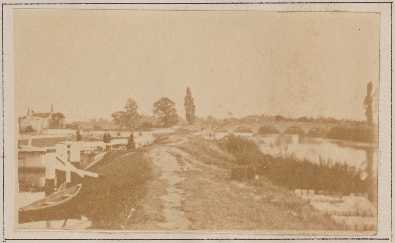 Chertsey Schleuse & Brücke von Henry W. Taunt