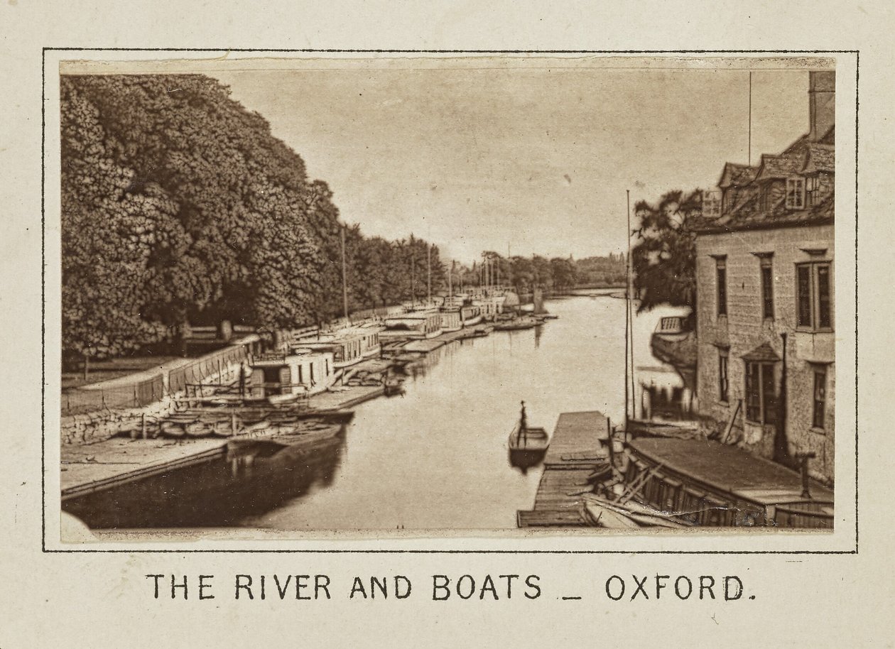 Der Fluss und Boote - Oxford von Henry W. Taunt