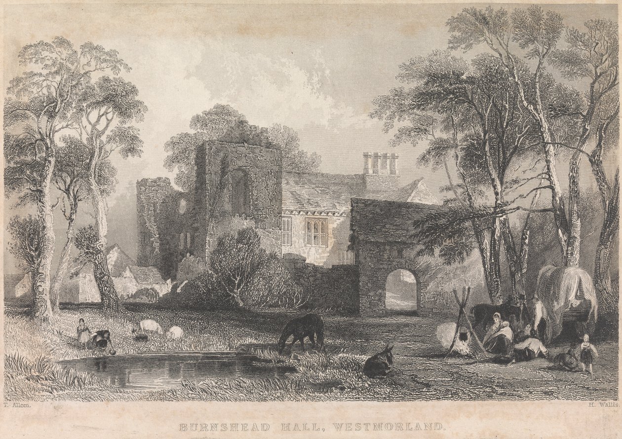 Burnshead Hall, Westmorland; Seite 45 (Band Eins) von Henry Wallis