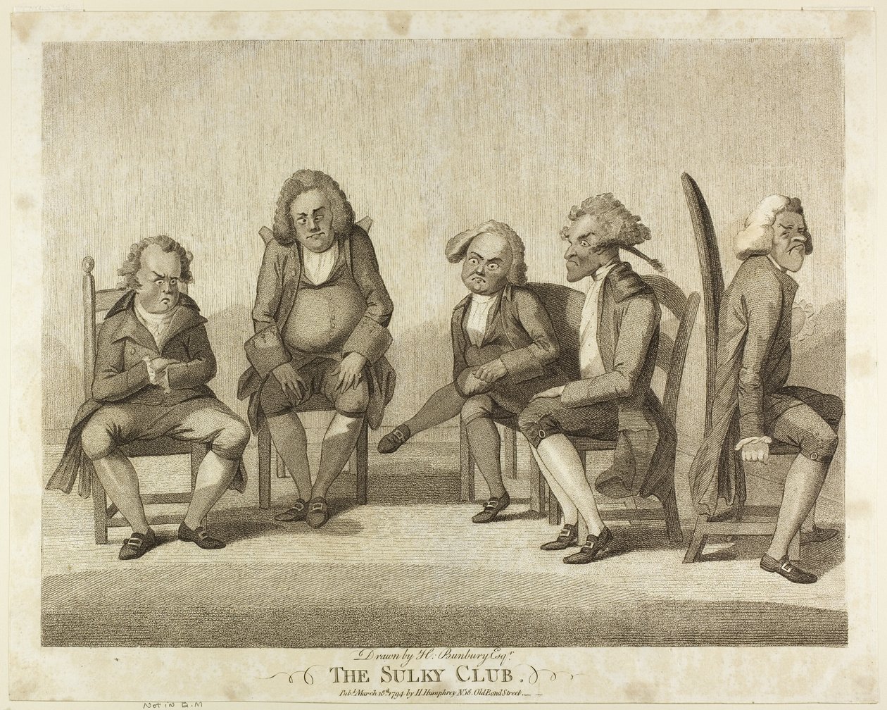 Der mürrische Club von Henry William Bunbury