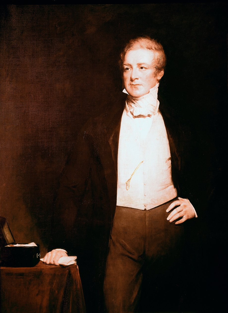 Porträt von Sir Robert Peel (1788-1850), Politiker von Henry William Pickersgill