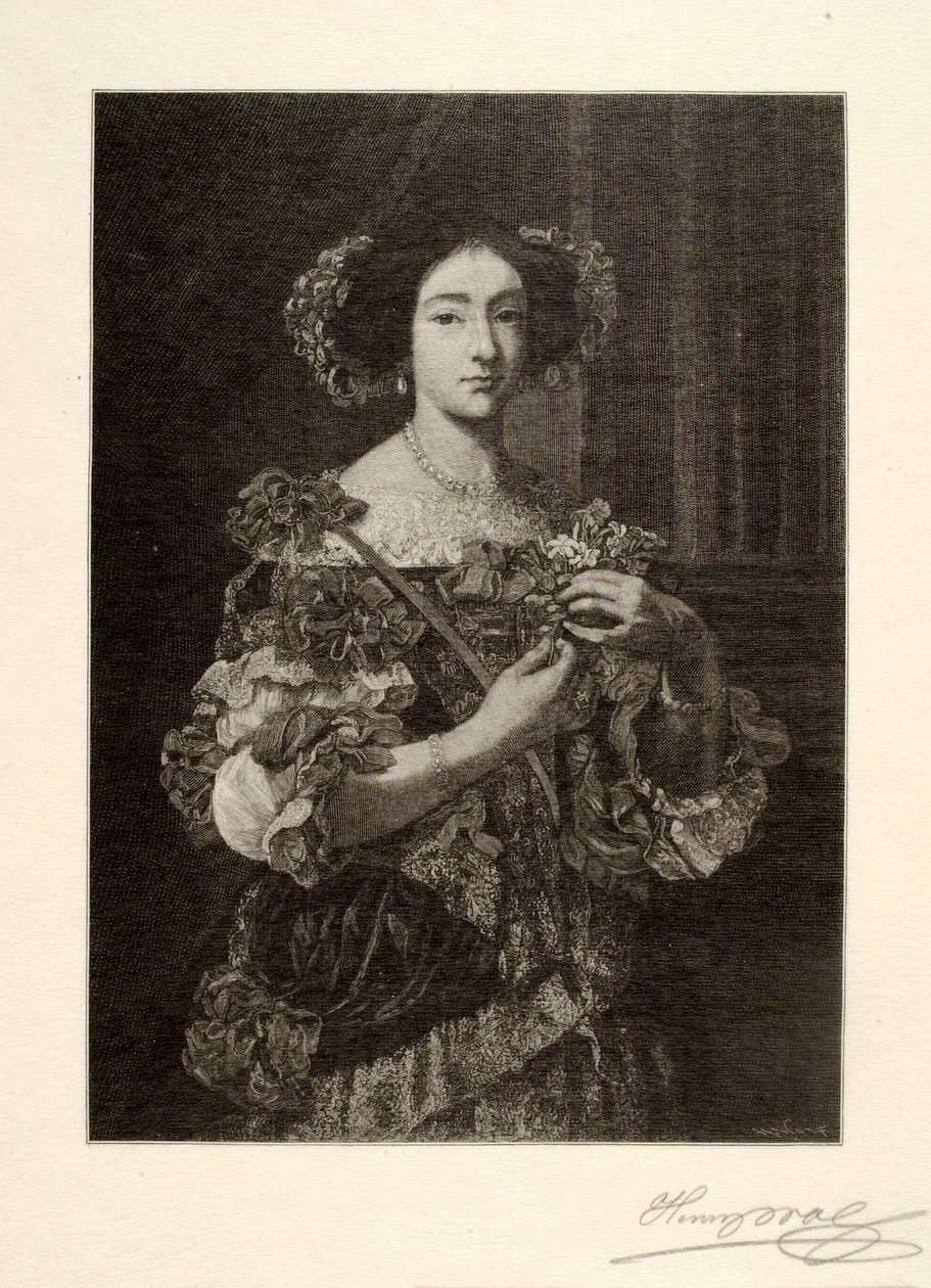 Porträt einer Dame von Henry Wolf