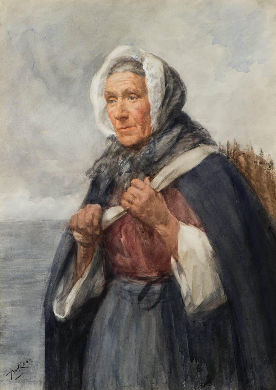 Eine Fischfrau aus Newhaven von Henry Wright Kerr