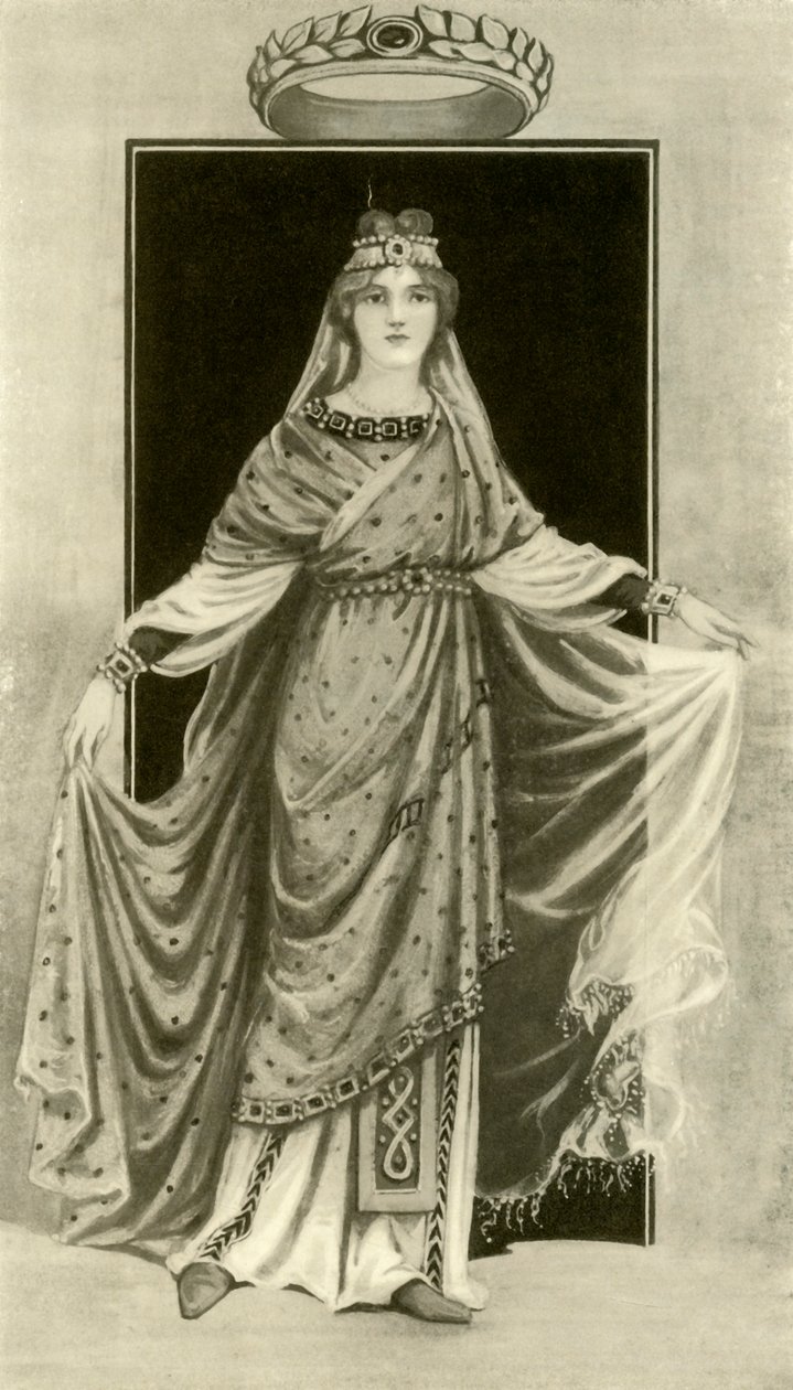 Eine edle Dame des sechsten Jahrhunderts, 1924 von Herbert Norris