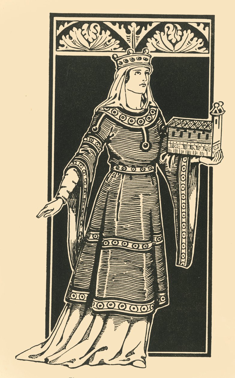 Die Kaiserin Kunigunde, 1002-1024, 1924 von Herbert Norris