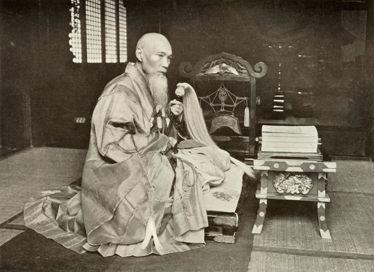 Ein buddhistischer Abt, 1910 von Herbert Ponting