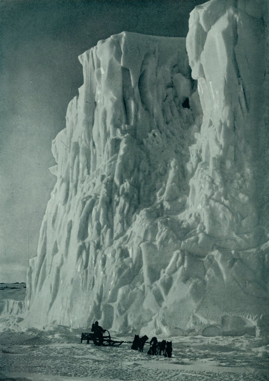 Die Spitze des Barne-Gletschers, um 1910-1913, 1913 von Herbert Ponting