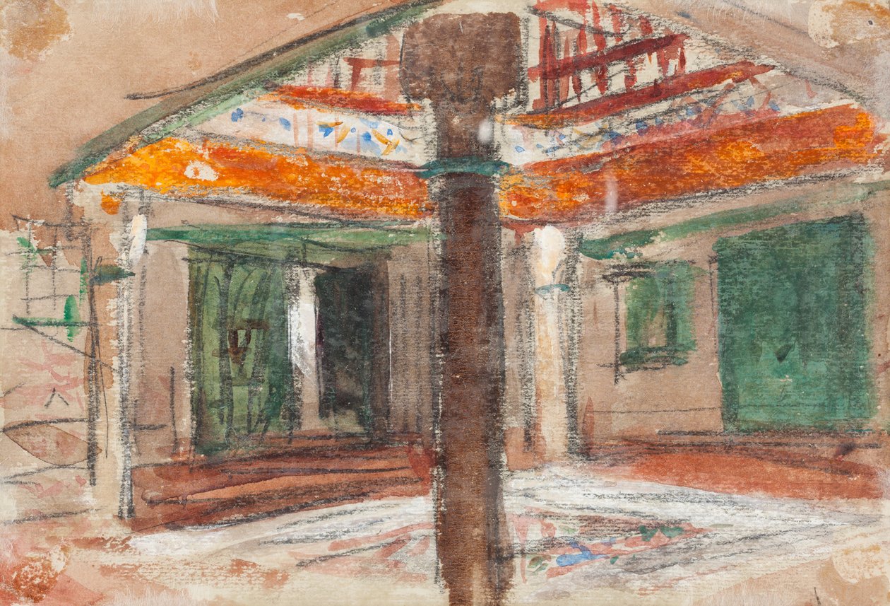 Innenraum eines exotischen Palastes von Hercules Brabazon Brabazon