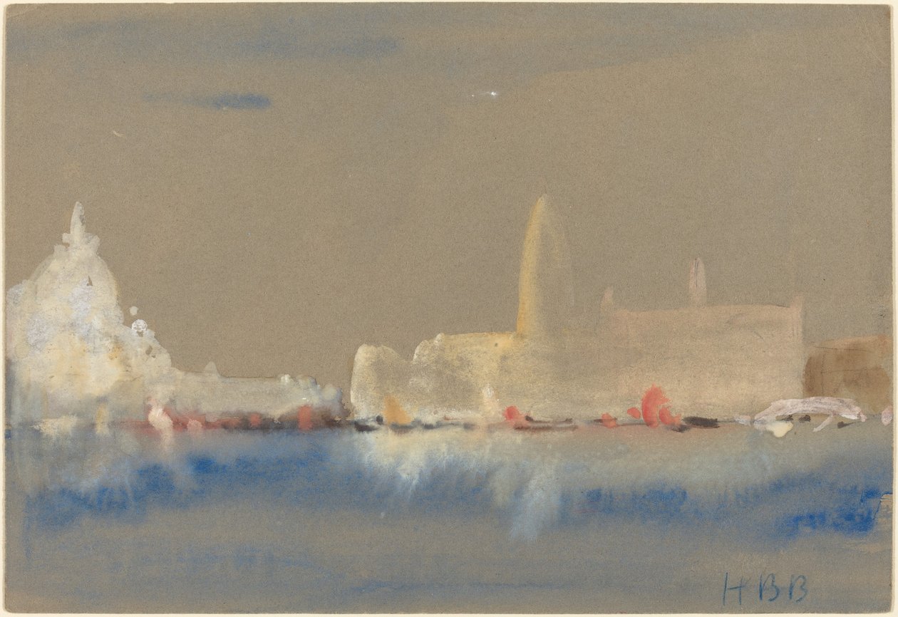 Der Gruß und der Palazzo Ducale vom Bacino di San Marco von Hercules Brabazon Brabazon