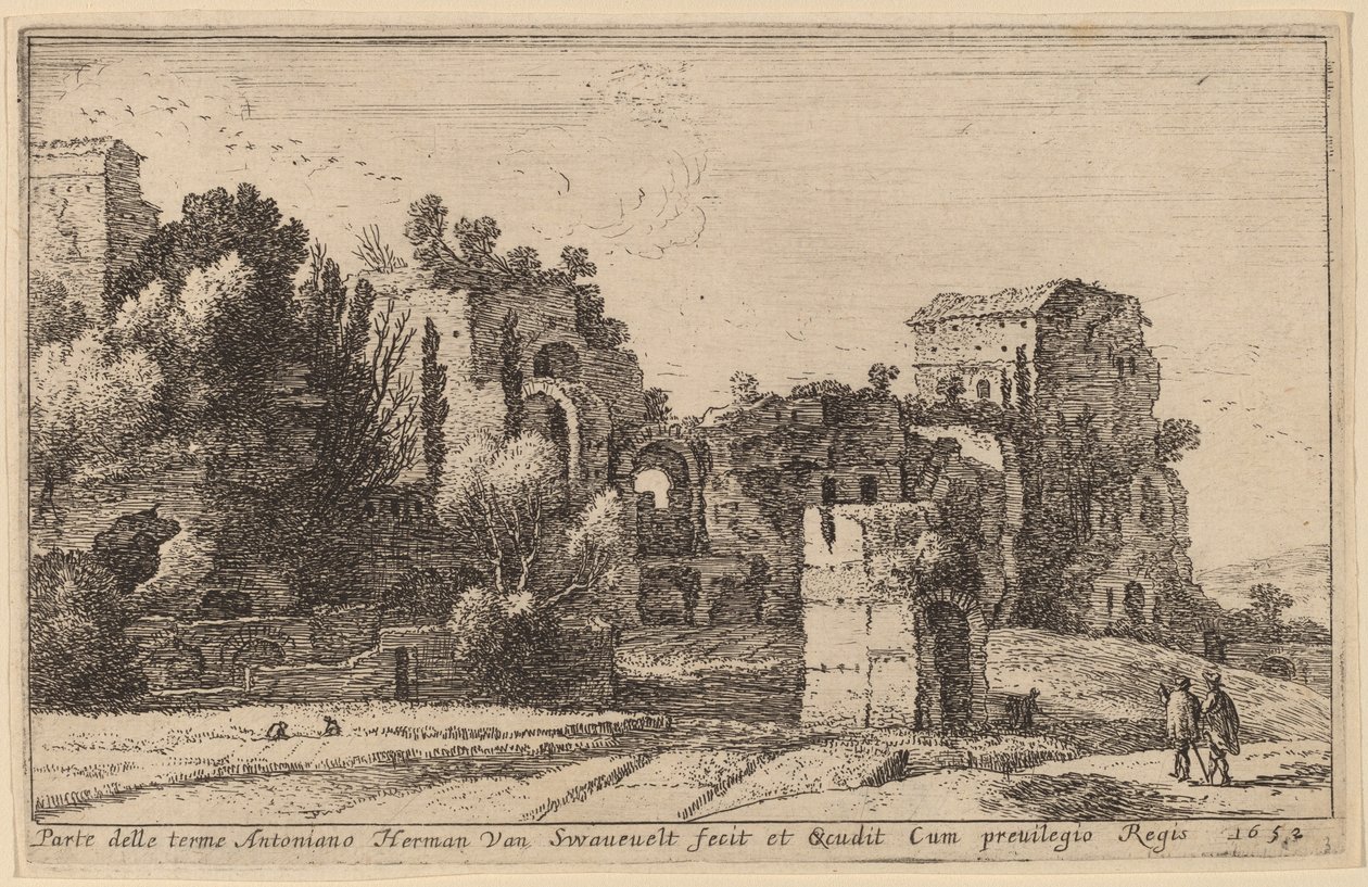 Die Caracalla-Thermen von Herman van Swanevelt