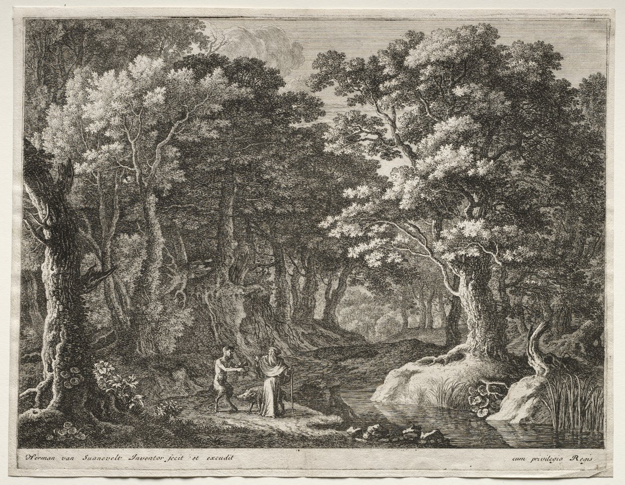 Die Büßer: Die Versuchung des Heiligen Antonius von Herman van Swanevelt