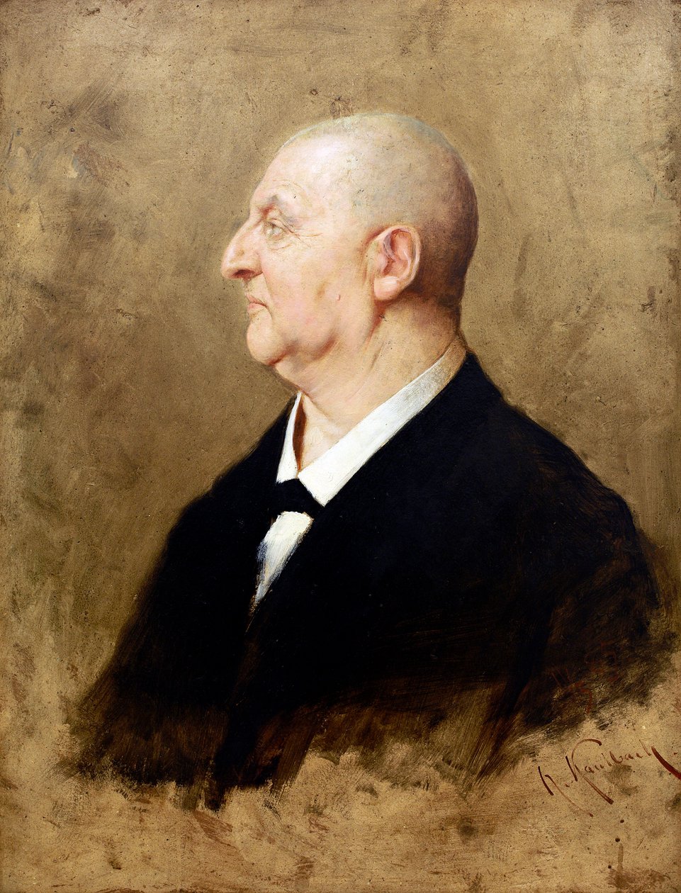 Porträt von Anton Bruckner von Hermann Kaulbach