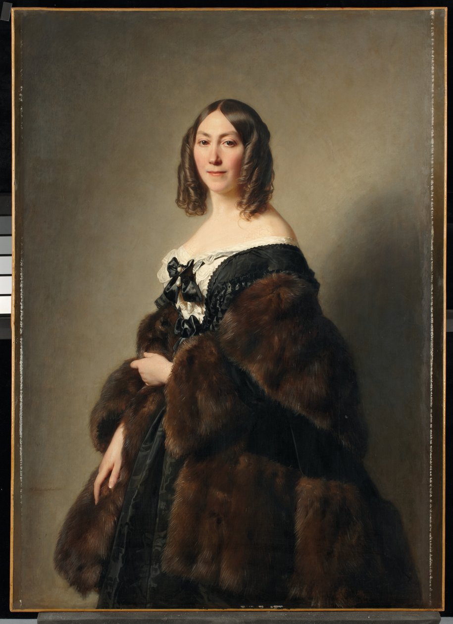 Porträt von Cécile Charlotte Furtado-Heine von Hermann Winterhalter
