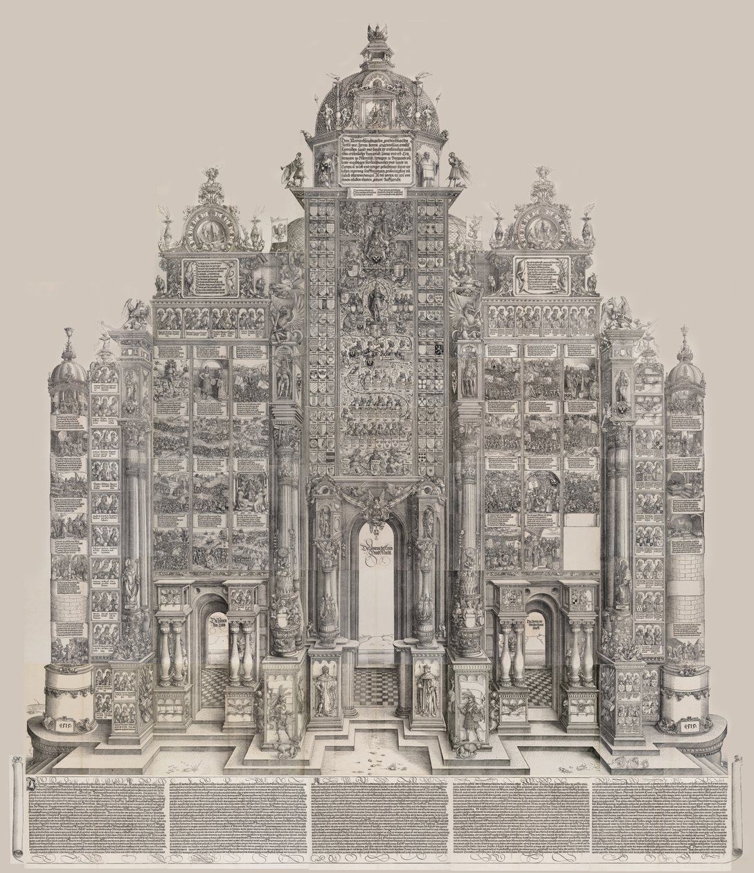 Ehrenbogen, 1515, gedruckt 1517-18 von Hieronymus Andreae