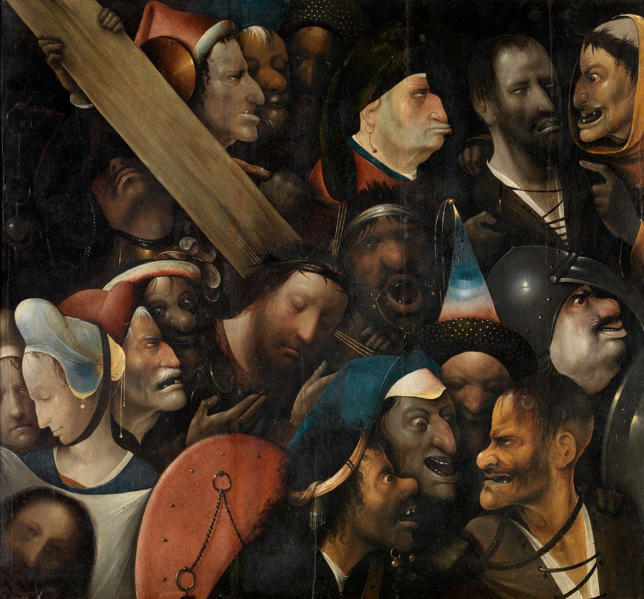 Christus trägt das Kreuz, ca. 1510-16 von Hieronymus Bosch