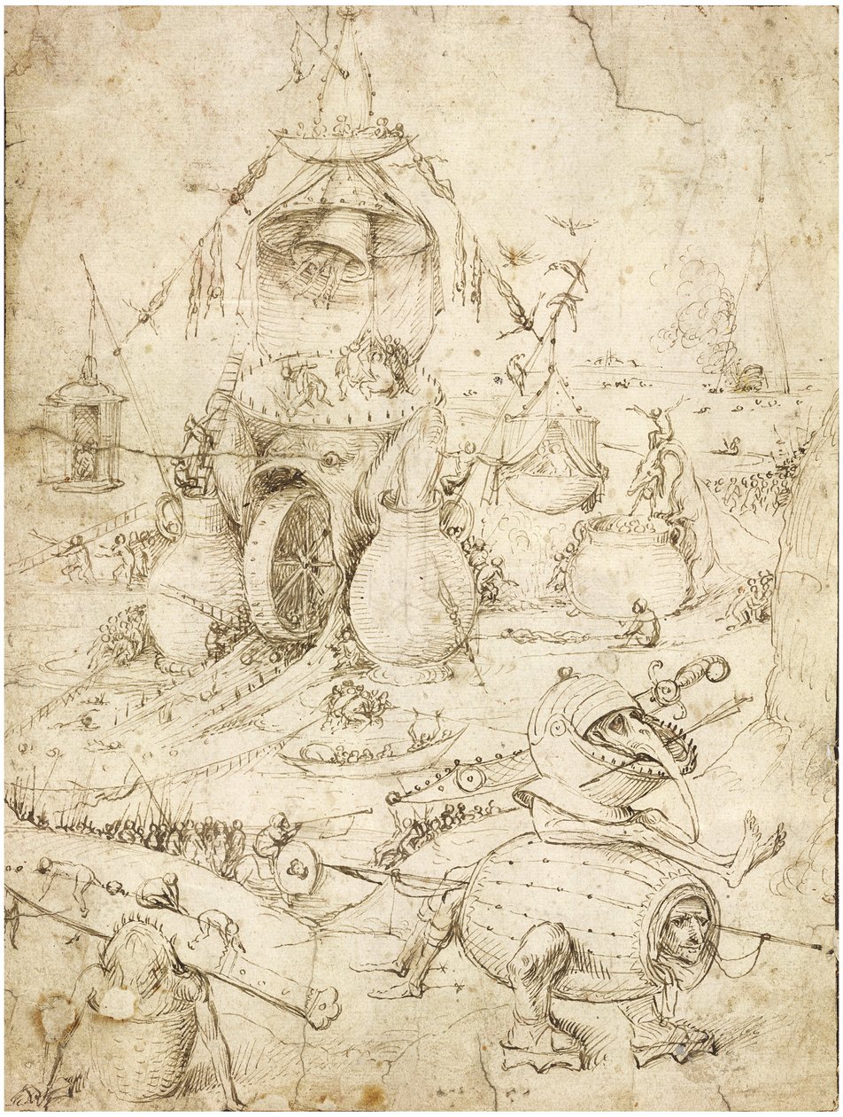 Höllische Landschaft von Hieronymus Bosch