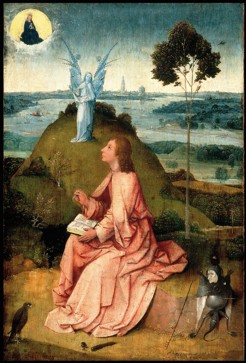 Johannes der Evangelist auf Patmos, um 1505 von Hieronymus Bosch