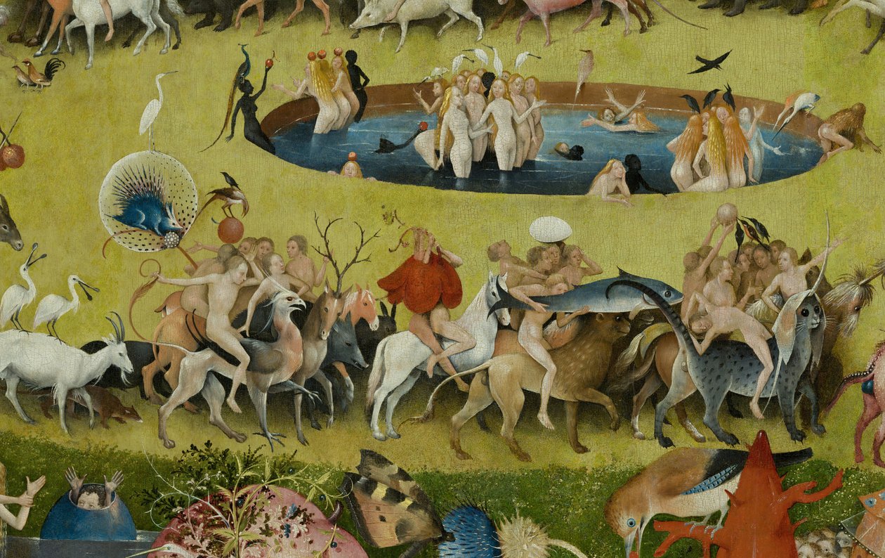 Der Garten der Lüste, 1490-1500 von Hieronymus Bosch