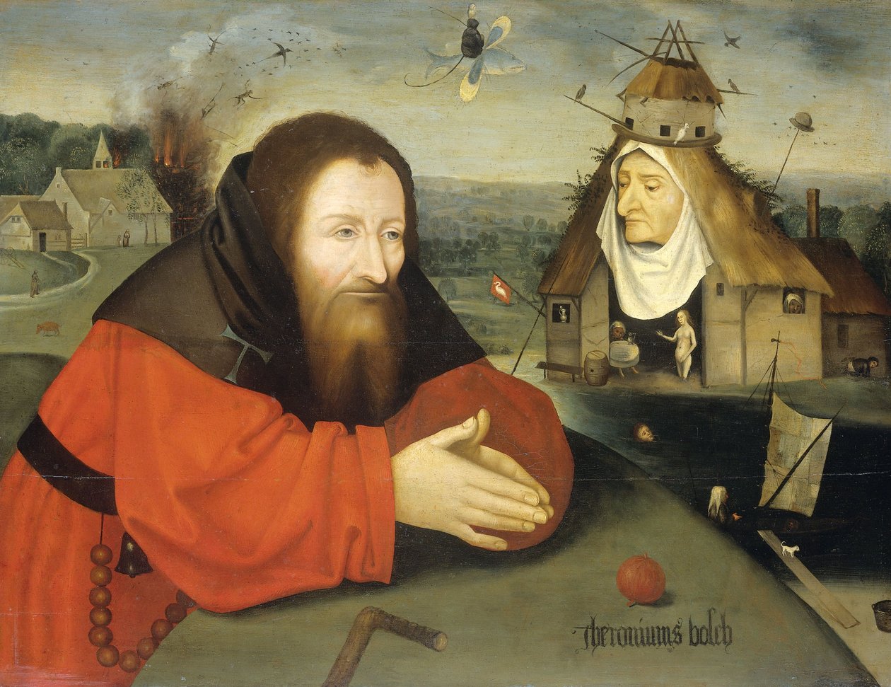 Die Versuchung des heiligen Antonius, ca. 1550-1600 von Hieronymus Bosch