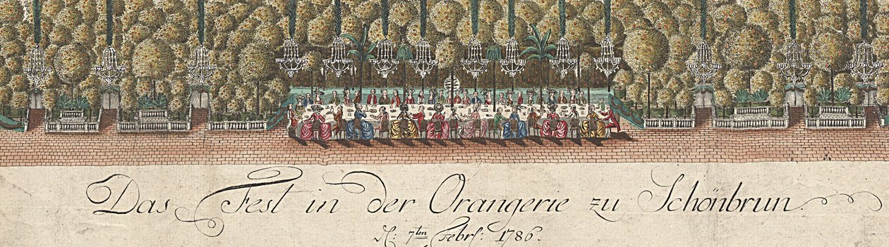 Das Fest in der Orangerie zu Schönbrunn – 7. Februar 1786 von Hieronymus Loschenkohl