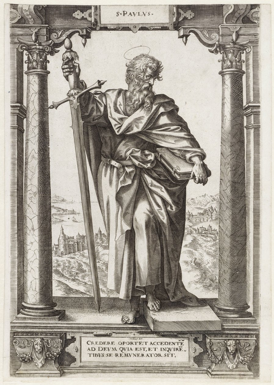H. Paulus von Tarsus von Hieronymus Wierix