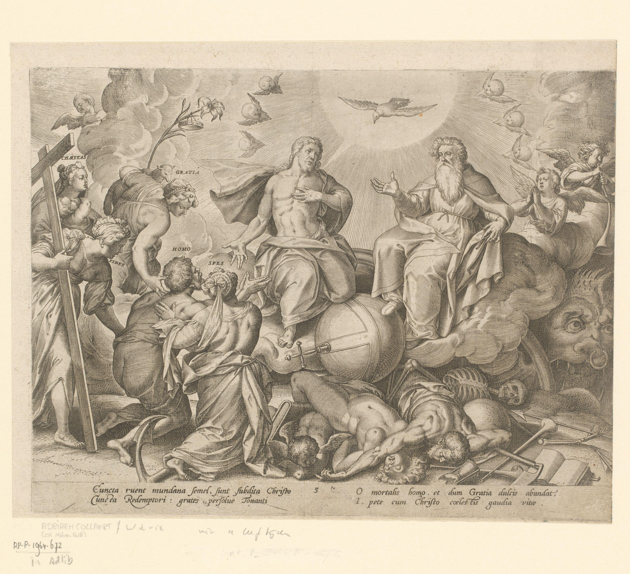 Jüngstes Gericht von Hieronymus Wierix