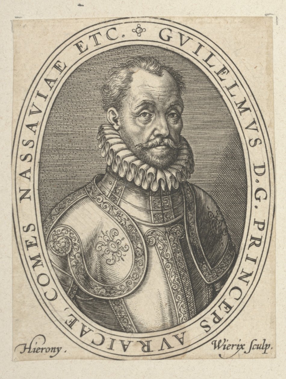 Wilhelm der Schweiger, späte 16. bis frühe 17. Jahrhundert (Gravur) von Hieronymus or Jerome Wierix